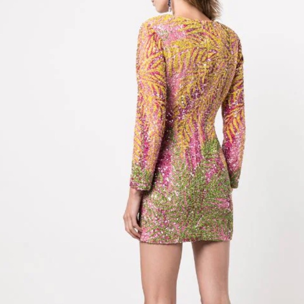 Retrofete Nikki sequin-embellished mini dress, SIZE MEDIUM NEW - Picture 3 of 12
